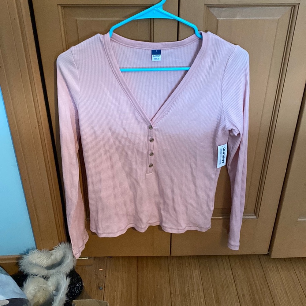 NWT Pink Old Navy Long Sleeve